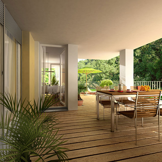 Terrasse ParkviertelDahlem